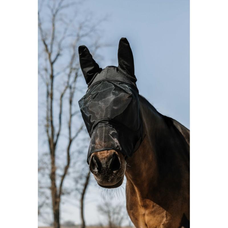 EQUITHÈME - Masque anti-Mouches anti UV intégral léger SOFT