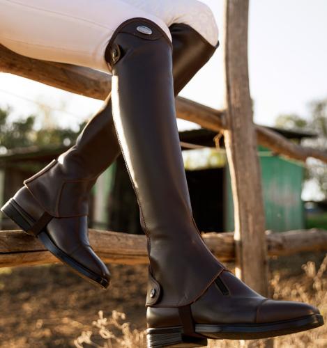 PARLANTI - Mini Chaps Lisses en Cuir Italien XS+