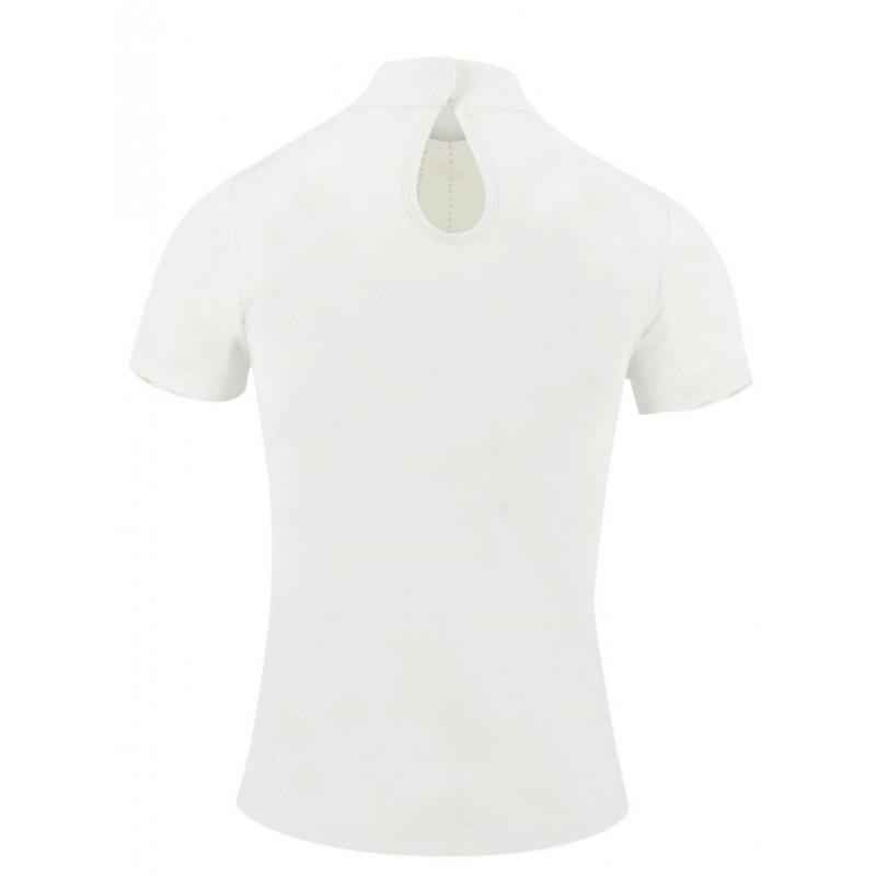 EQUITHEME - Polo Compétition Femme Avec Strass LONDON XS FEMME MARINE