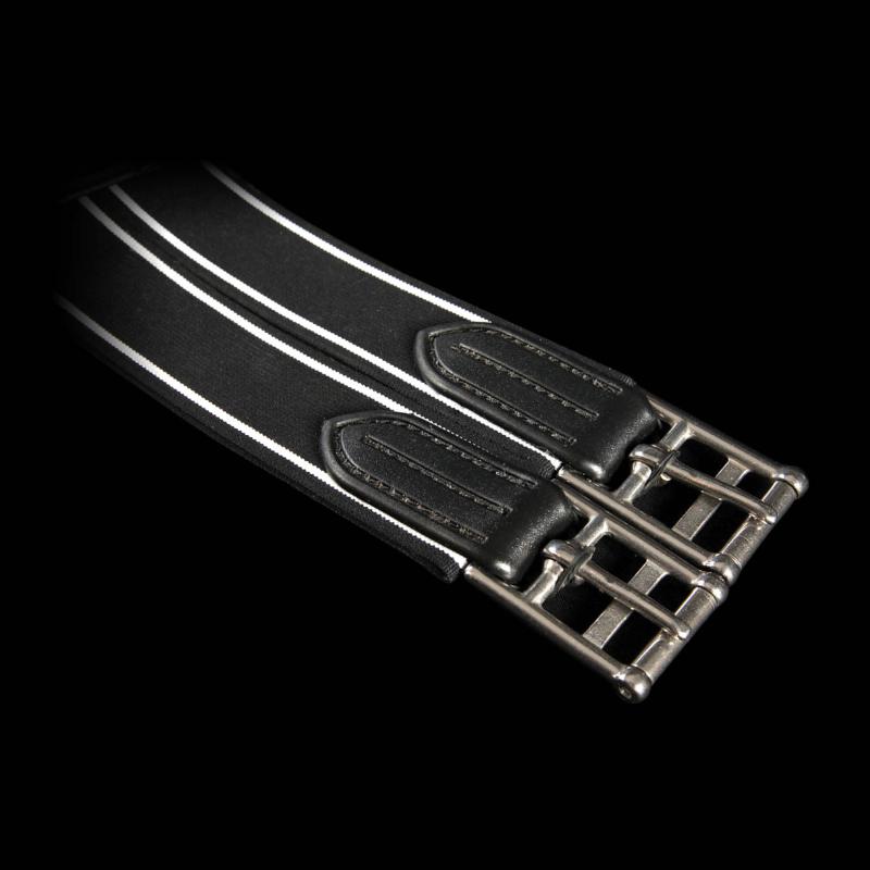 ACAVALLO - Sangle Anatomique PVC Anti Chocs à Gel Anti Compression 115 CM NOIR