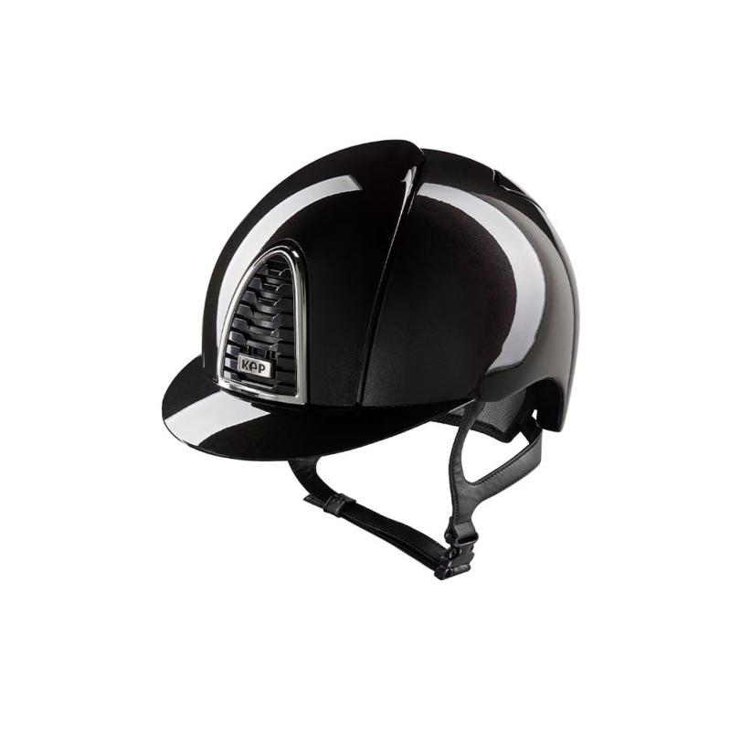 KEP ITALIA -  Casque équitation Cromo 2.0 Shine noir Visière standard