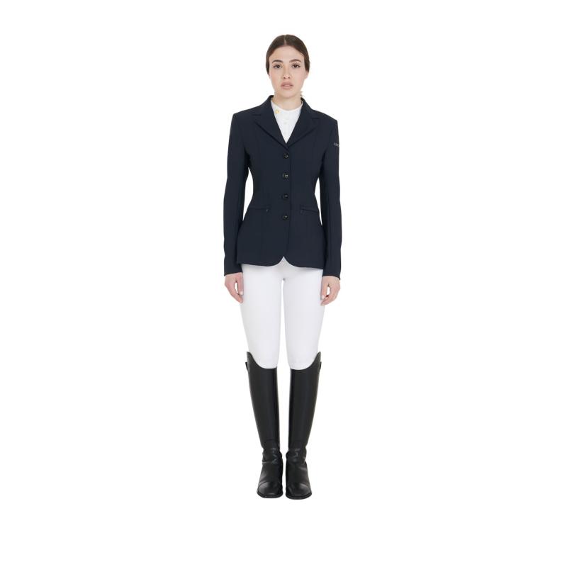 EQUESTRO - Veste Concours Stretch Microfibres ACTIVE FEMME 34 FR FEMME NOIR