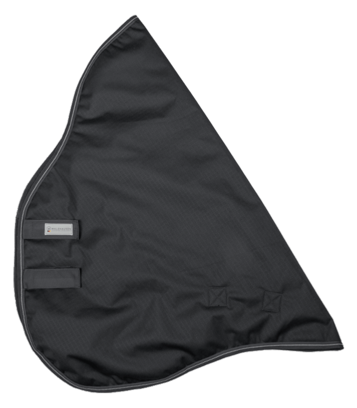Couvre Cou d'Extérieur Matelassé 200G pour Artic et Nordic, Waldhausen PONEY NOIR