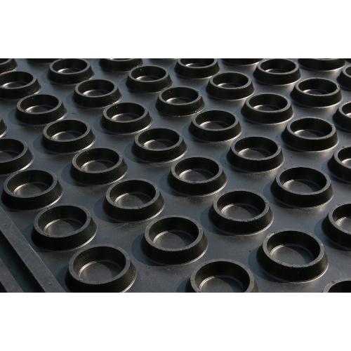 Dalle Caoutchouc Amortissante pour Box à Lèvre Emboîtable