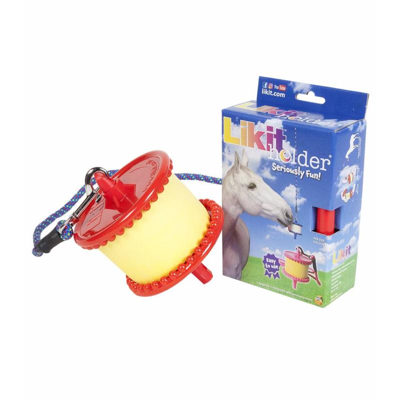 LIKIT - Support de suspension pierre à lécher pour Cheval au Box ROSE