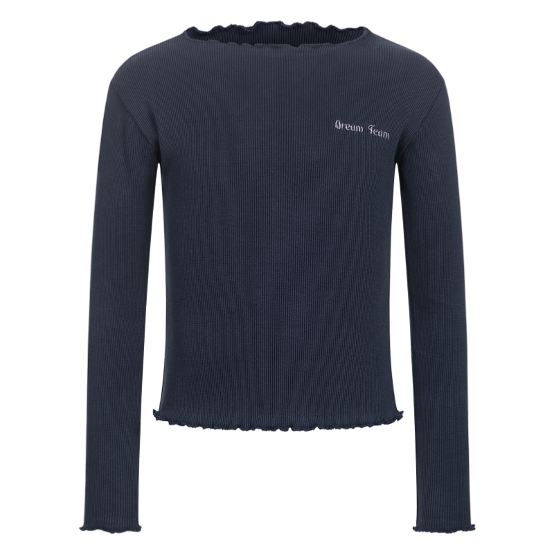 ELT - T Shirt équitation Manches Longues ENFANT, JUNIOR LUCKY MERLE 110/116  CM MARINE