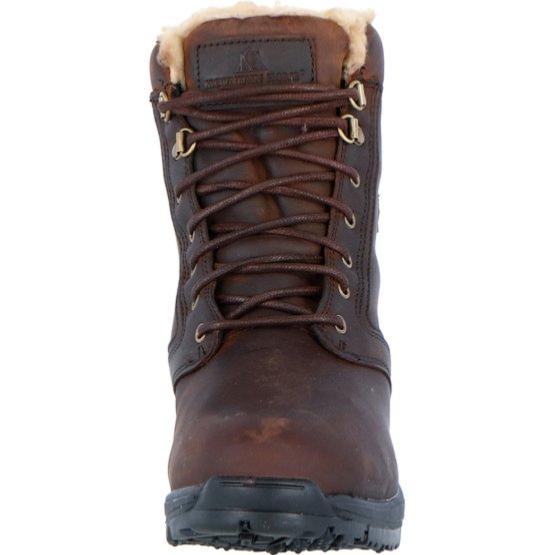 MOUNTAIN HORSE - Boots en Cuir Gras Fourrées à Lacets SNOWY RIVER 42 au 46 43 FR HOMME