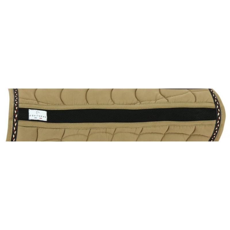 EQUITHEME - Tapis de Selle Type HUNTER Forme Découpée CHOCO