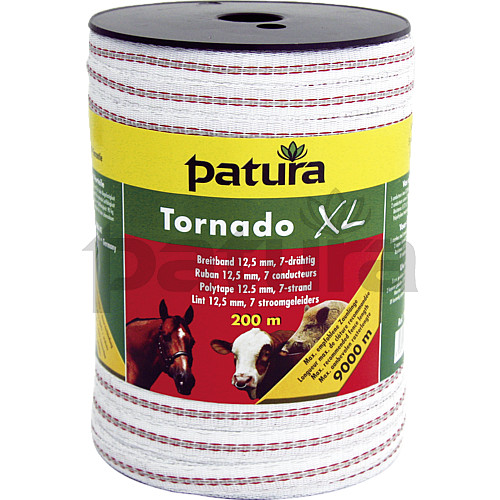 PATURA - Ruban Clôture TORNADO XL 20MM L400 M