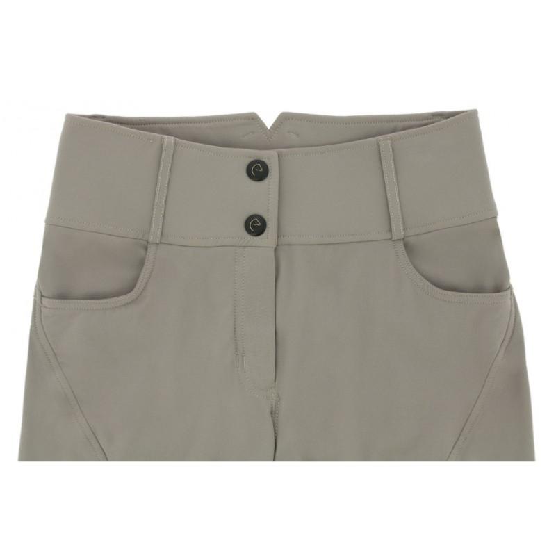 EQUITHEME - Pantalon Femme Taille Haute fond Grip QUEEN 34 FR FEMME NOIR UNIQUEMENT NOIR