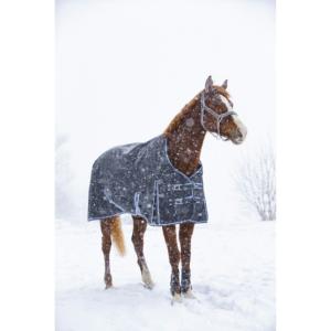 EQUITHEME TYREX - Couverture de pré 1200D imperméable matelassée 300G 