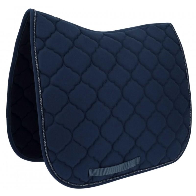 RIDING WORLD - Chabraque matelassé Dressage liseré brillant ROPE NOIR