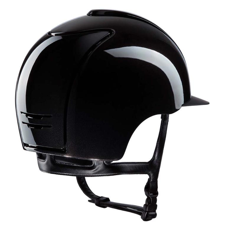 KEP ITALIA -  Casque équitation Cromo 2.0 Shine PADOVA Black EDITION LIMITEE TAILLE 51 CM