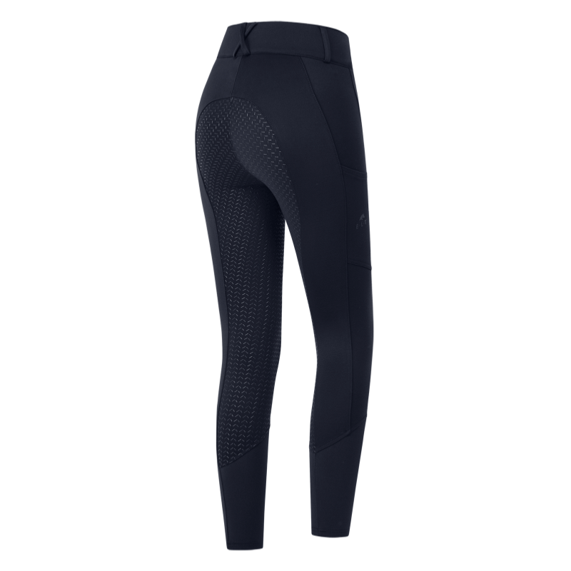 ELT PARIS - Pantalon équitation grip intégral et poche mobile ESSENTIAL 34 FR FEMME MARINE