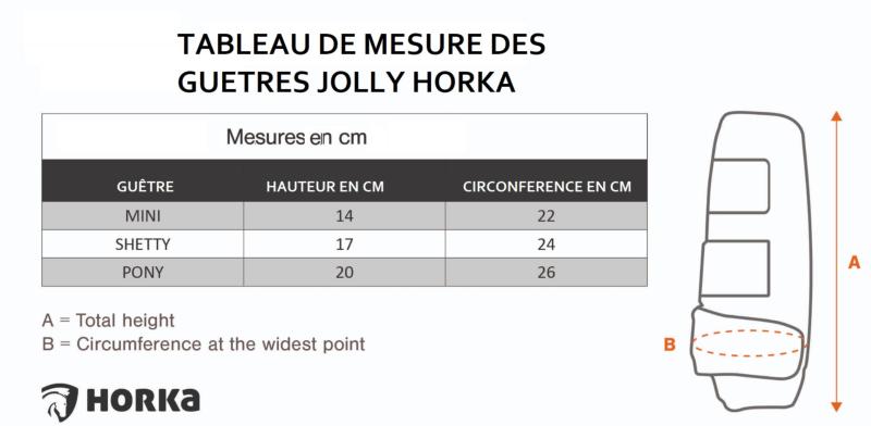 HORKA - Guêtres fermées pour mini shetland à poney en néoprène, JOLLY MINI SHETLAND  en STOCK NOIR