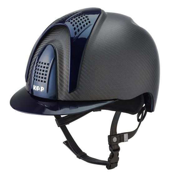KEP ITALIA -  E-LIGHT Casque équitation Coque Carbone MATT 3 Inserts