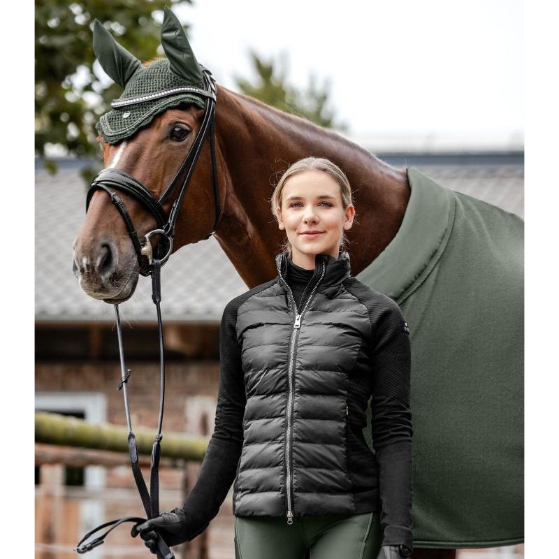 ELT - Veste Equitation légère Matelassée Bi matière OREGON XXS FEMME