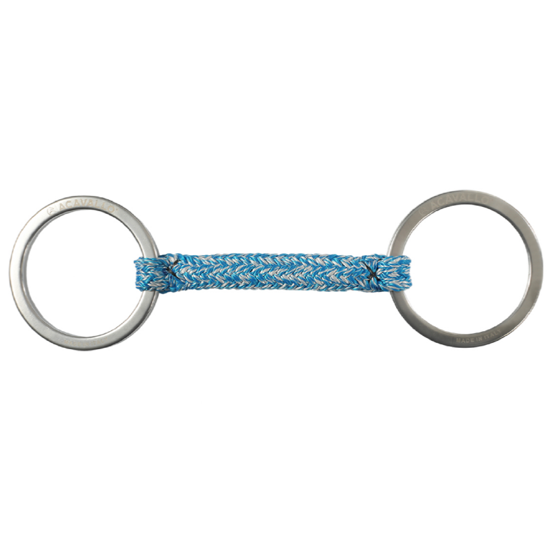 ACAVALLO - Mors Léger en Fibres JUMPE ALUPRO 105 MM ALUMINIUM