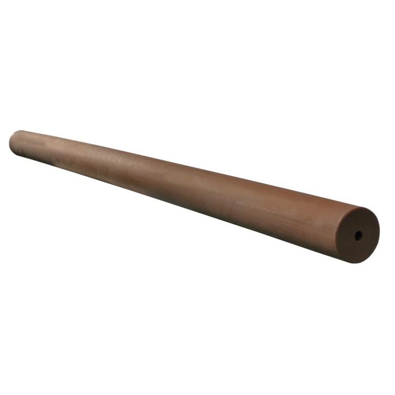 LA GEE - Barre d'Obstacle en Résine renforcée armature métal Diam 10CM CHOCO 3 METRES