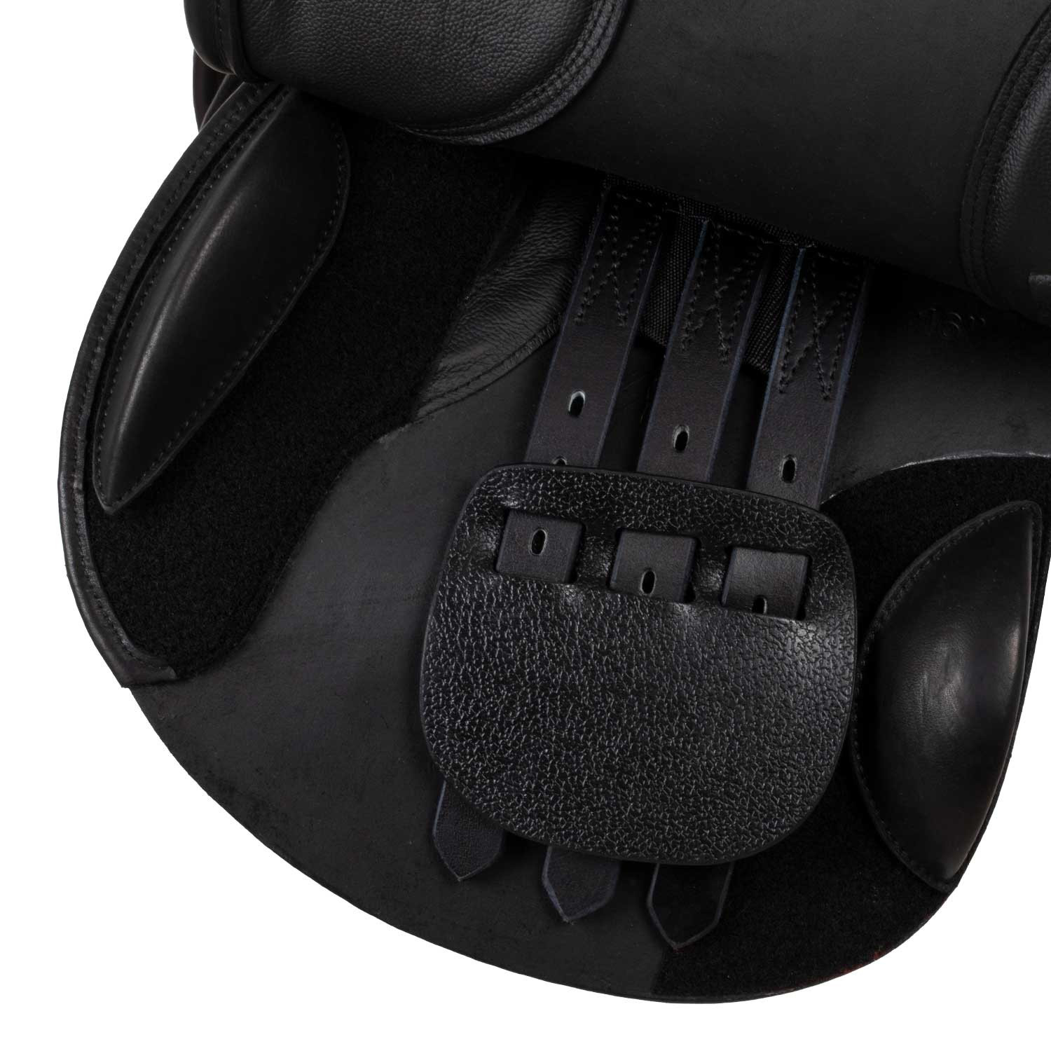 SUPREME - Selle obstacle en cuir semie creuse CHICAGO - 4 arcades 16.5 pouces