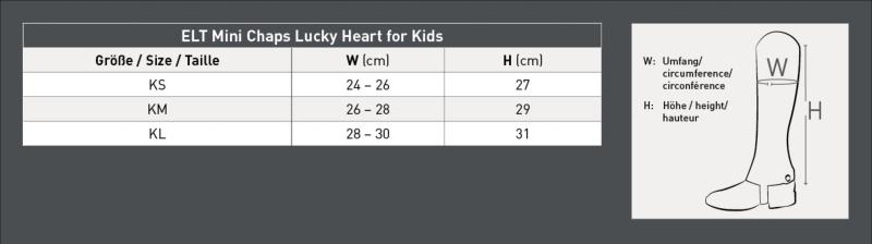 ELT - Mini Chaps Equitation Enfant , Junior LUCKY HEART S ENFANT