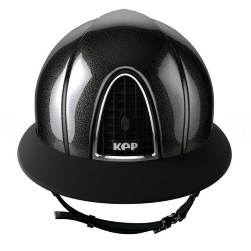 KEP ITALIA - Casque équitaation CROMO shine 1.0 visière polo TAILLE 51 CM