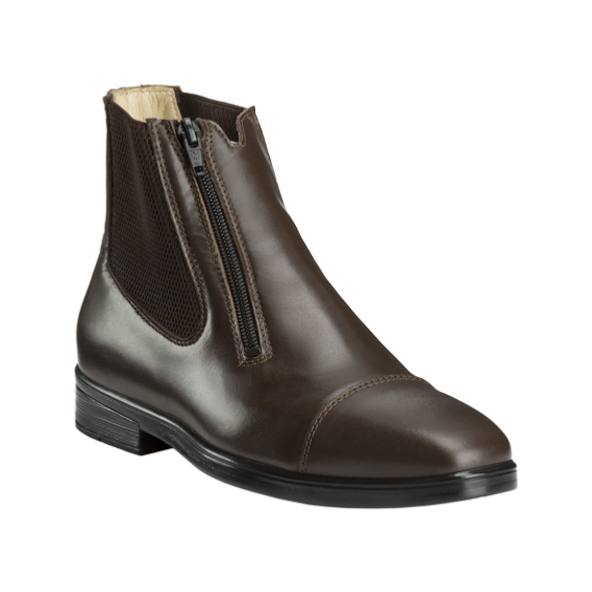 PARLANTI - Boots Equitation en Cuir Italien avec ZIP Z1 Choisir une Taille NOIR