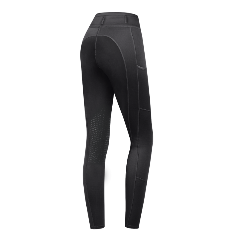 ELT - Legging Equitation FEMME, ENFANT Grip Genou et Poche Mobile ELLA 34 FR FEMME MARINE