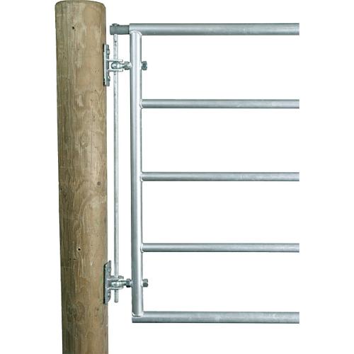 PATURA - Porte de prairie pour chevaux extensible 4 tubes, 1,10 m, extension 1,45 - 2,00 m