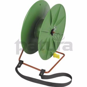 PATURA - Enrouleur pour ruban de clôture électrique avec bretelle Max 500M, 