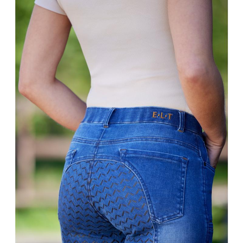 ELT - Jeans d'équitation femme Stretch Grip Intégral, LUNA
