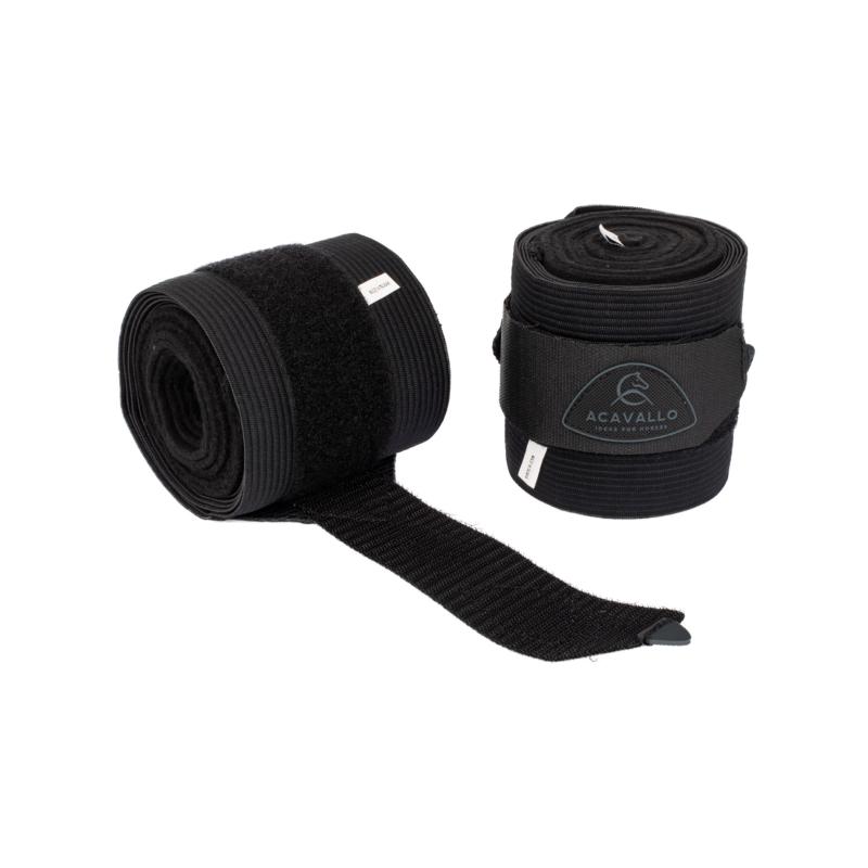 ACAVALLO - Bandes de Travail combinées polaire et élastique, La Paire BORDEAUX