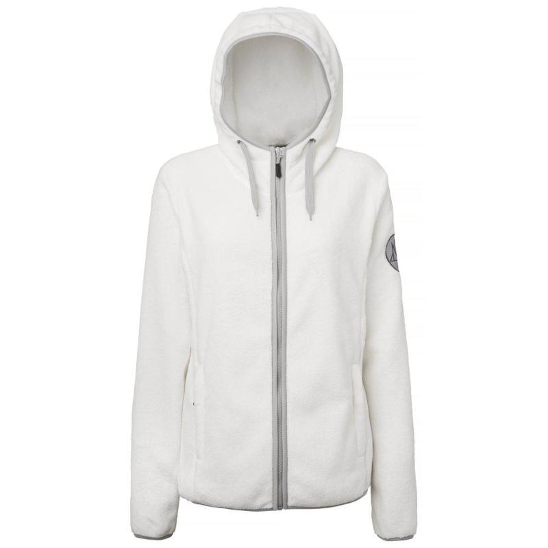 MOUNTAIN HORSE - Sweat Zippé à Capuche Polaire TEDDY FUZZY XS FEMME MARINE