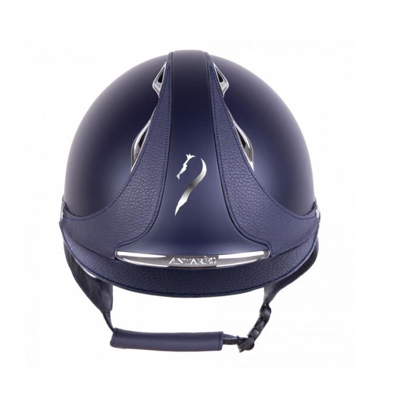 ANTARES - Casque GALAXY à Coque ABS et Inserts Cuir 54 S BLACK/BLACK