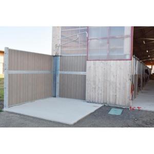 LA GEE - Bras d'écurie pour douche chevaux en Acier Galvanisé