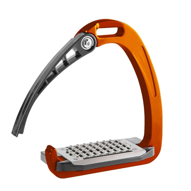 ACAVALLO - Etriers Acavallo Arena Alupro à Branche Ressort NOIR