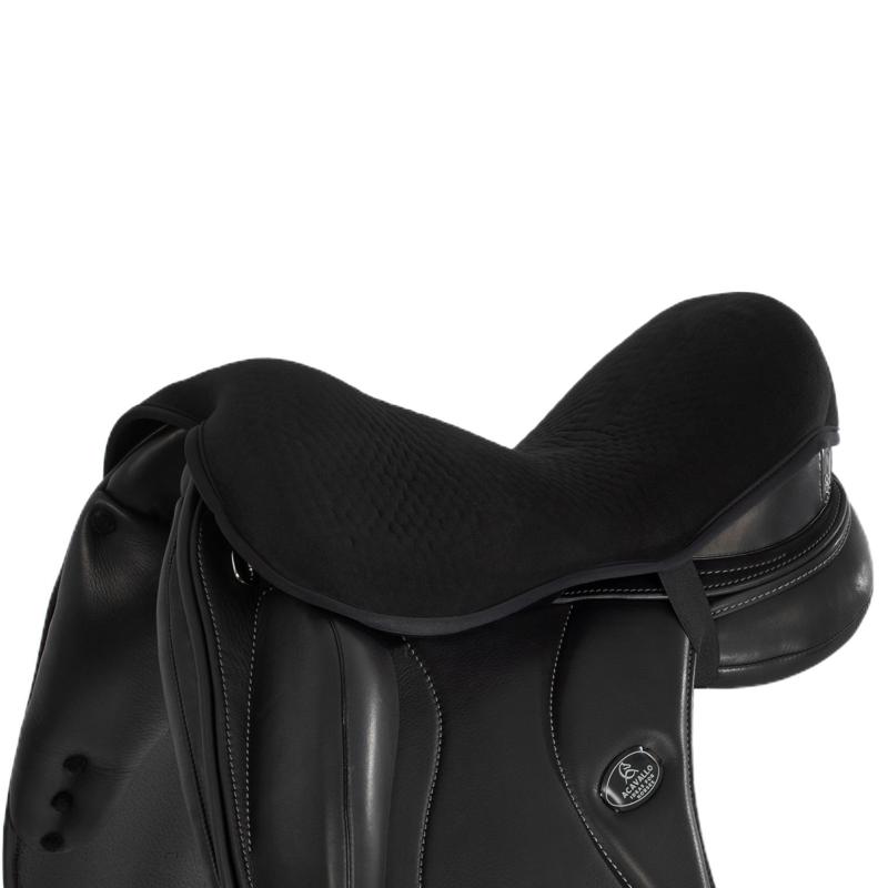 ACAVALLO - Dessus de Selle Ortho COCCYX Dri Lex NOIR VERSION COCCYX CSO M Troussequin CARRE