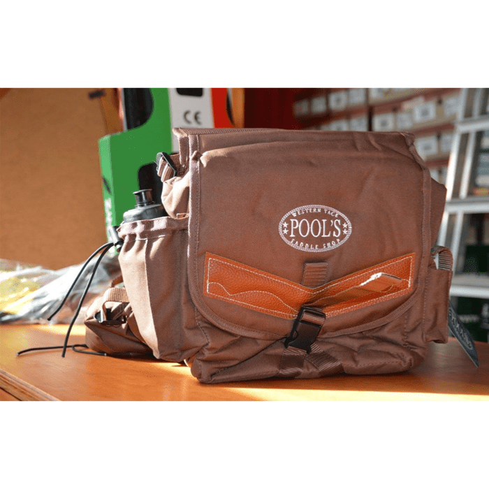 POOL'S - Sacoches de Randonnée XL Multipoches Imperméables BRUN