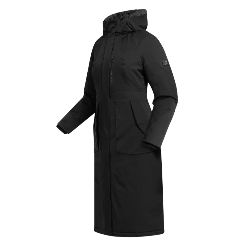ELT - Parka Longue Imper Matelassé pour l'Equitation OPAL XS FEMME MARINE