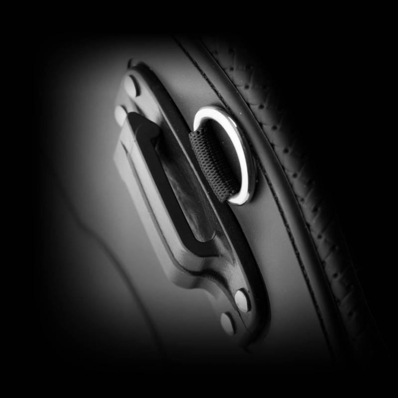 ACAVALLO - bavette PVC selle monoquartier avec Gel Anti Compression 55 CM