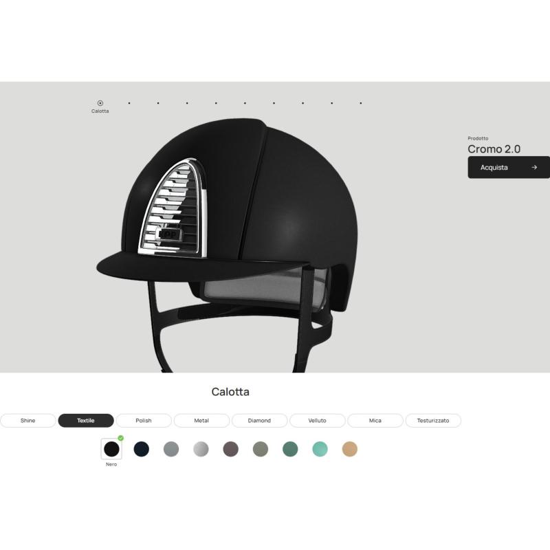 KEP ITALIA - Casque CROMO 2.0 Sur Mesure avec le CONFIGURATEUR  (à Commander)