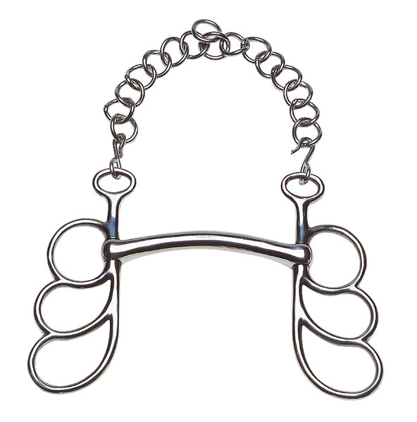 FEELING - Mors d'Attelage Droit Papillon Canon Fin Inox