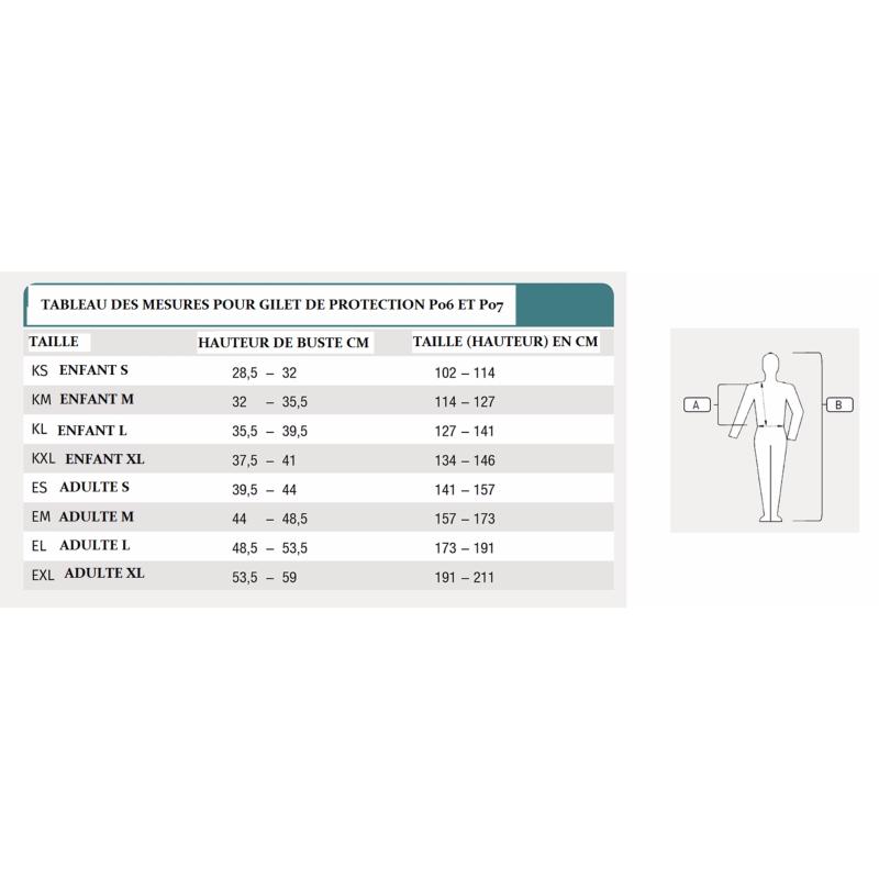 SWING - Protection Dorsale Enfants P24 Lucky Flex NIVEAU 2 Taille S ENFANT (KS)