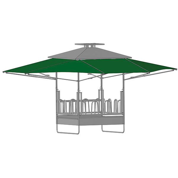 PATURA - Râtelier à Foin Bioclimatique à Arceaux pour Chevaux Modèle à arceaux