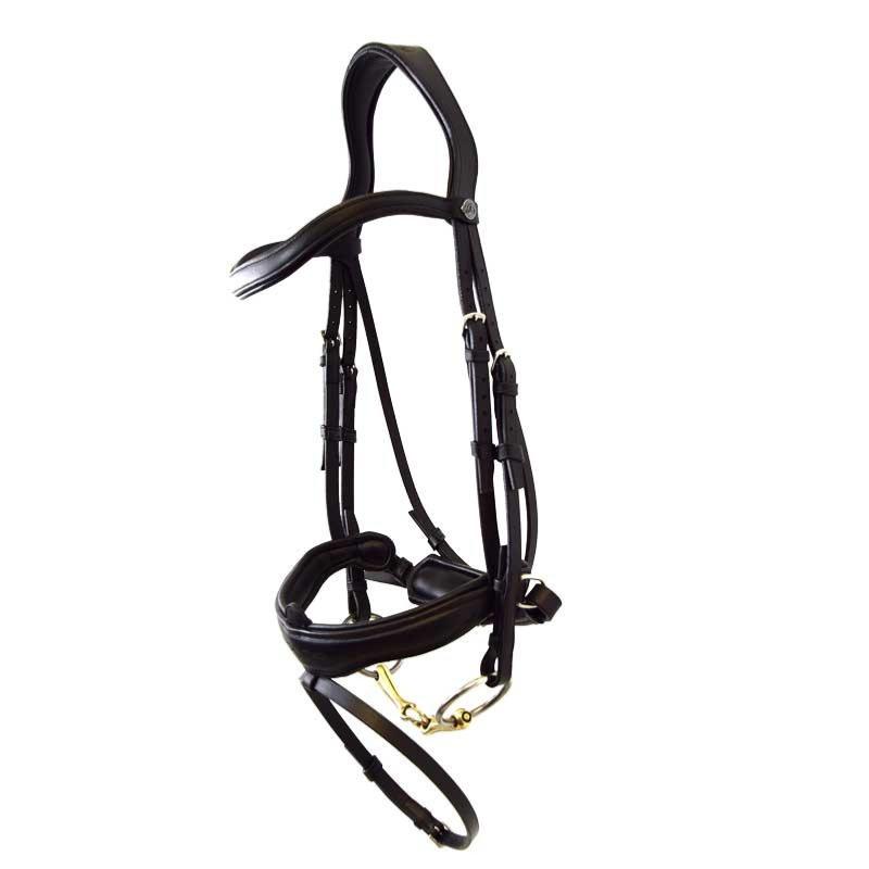 SIGNATURE by ANTARES -Bridon à Large Muserolle Combinée DRESSAGE