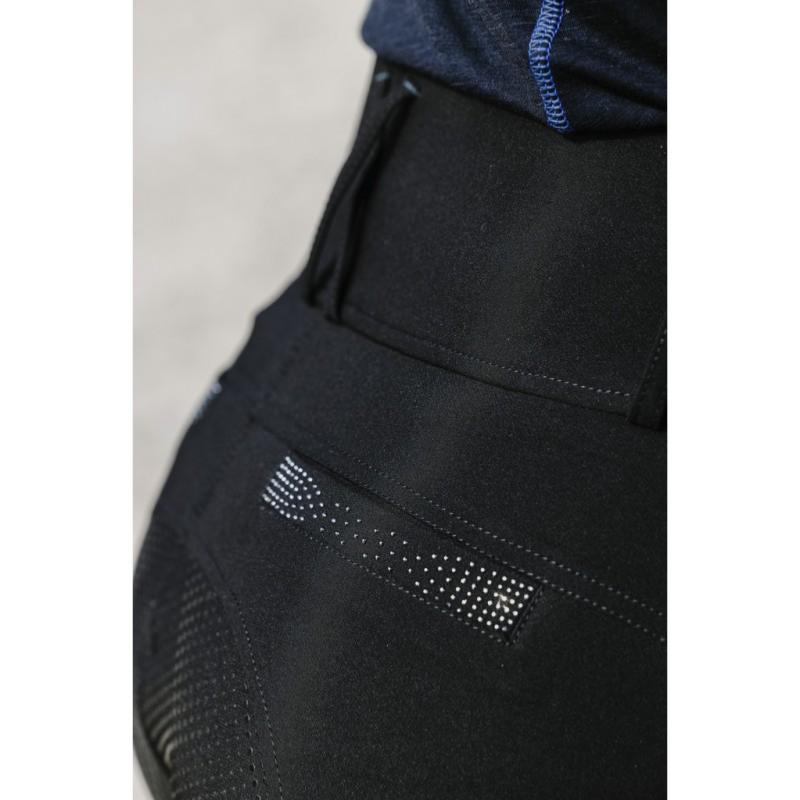 EQUITHEME - Pantalon Femme Taille Haute fond Grip QUEEN 34 FR FEMME NOIR UNIQUEMENT NOIR