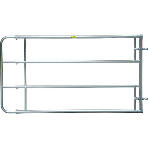 PATURA - Porte de prairie pour chevaux extensible 4 tubes, 1,10 m, extension 2,00 - 3,00 m