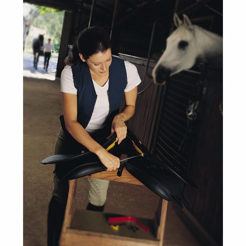 Arcade d'Arçon Selle PRO LIGHT à Arcade Interchangeable ROUGE 26 CM