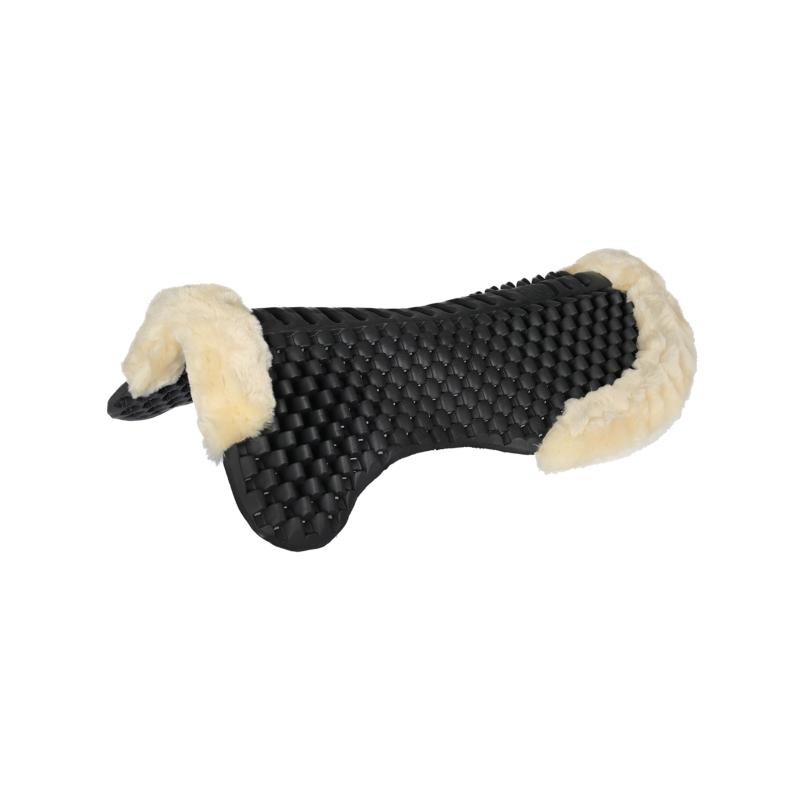 ACAVALLO - Amortisseur réhausseur en mousse PIUMA bord mouton NOIR REHAUSSEUR AVANT