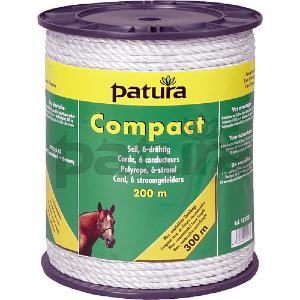 PATURA - Corde COMPACT pour clôture électrique , Rouleau de 200 m, blanc